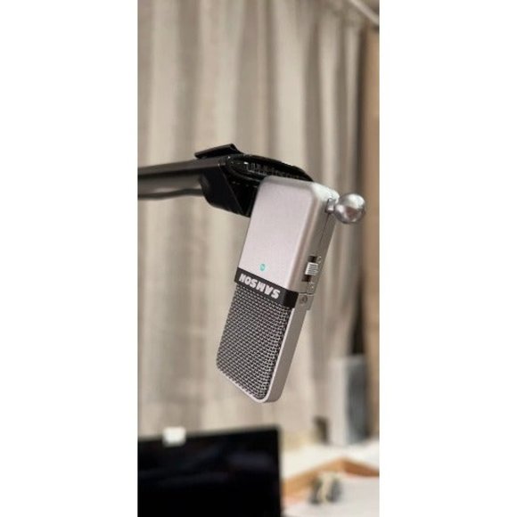 Samson SAGOMIC Go Mic Portable USB Condenser Microphone, White - Picture 2 of 2